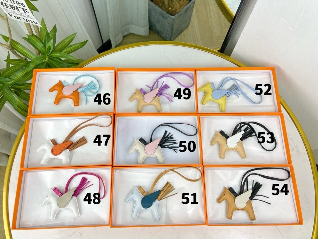 Premium Quality – Leather Pegasus Bag Charm (2025 New Model)