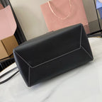 MM IVY Structured Leather Shoulder Bag – JC