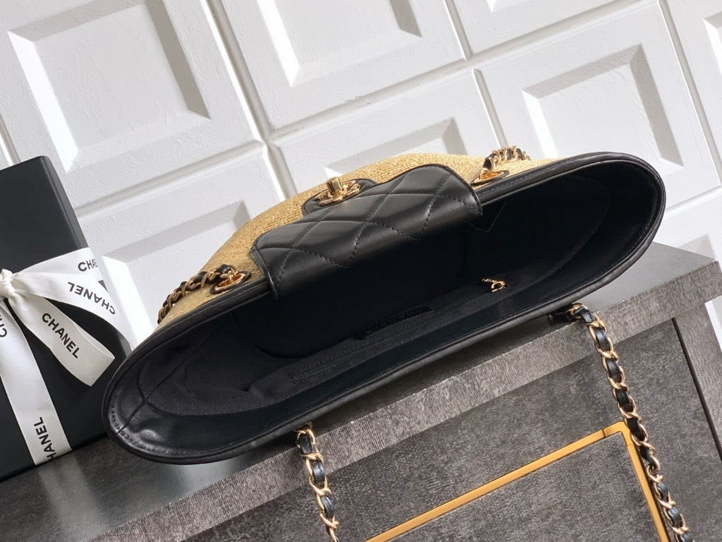 Large Woven Basket Tote – Summer Edition (Premium Quality ++)