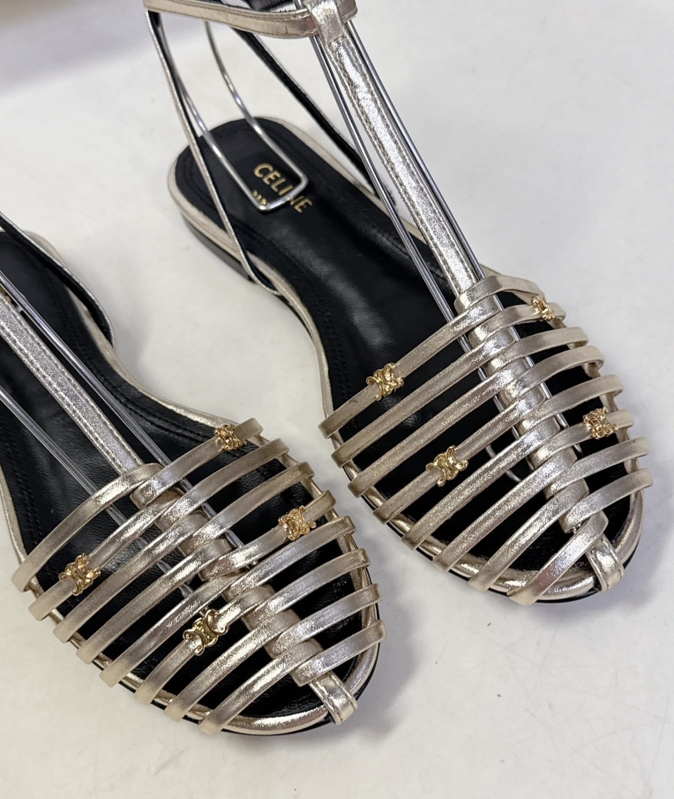 Woven Roman-Style Closed-Toe Sandals