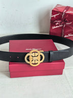 Classic Dual-Ring Buckle Belt — 35mm