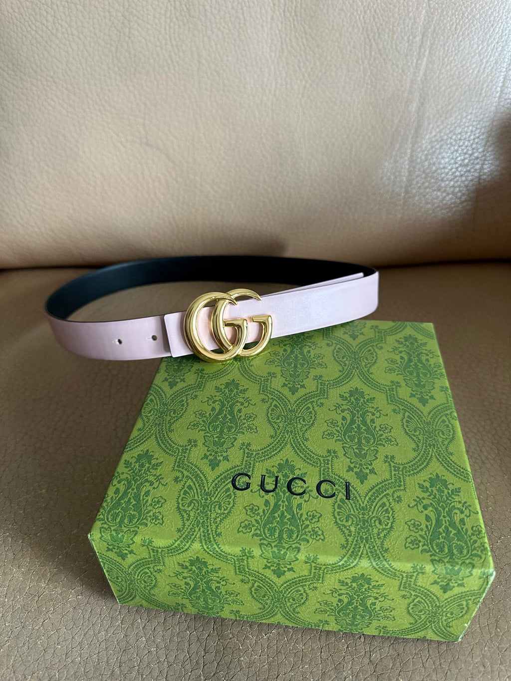 Double Letter Reversible Belt