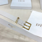 Slim Reversible Leather Waist Belt – 2.0cm