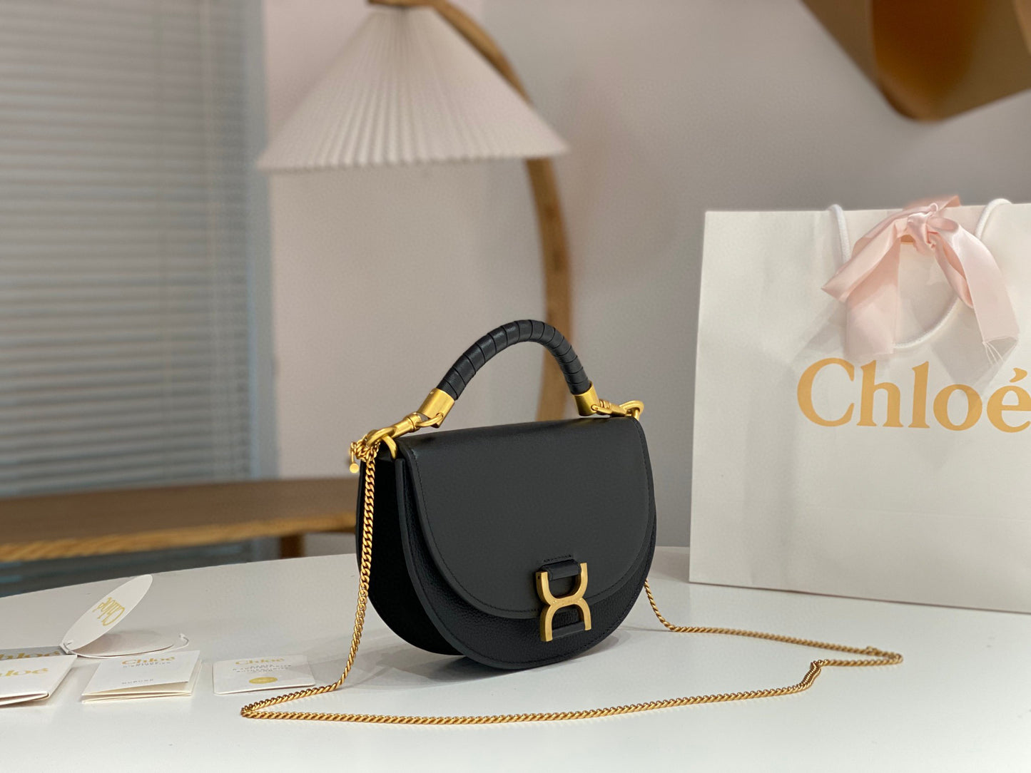 Chl0é Marcie Mini Leather Bag