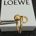 Gold-Tone Carved Diamond Clasp Hoop Earrings