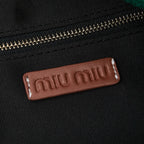 Handwoven Rainbow Embroidered Raffia Tote Bag