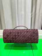 Frosted Leather Evening Handbag