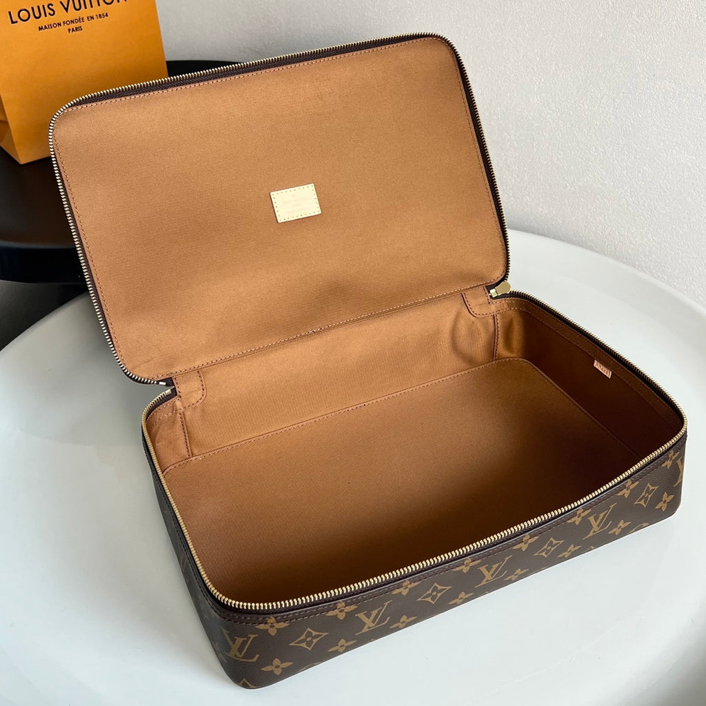 Monogram Canvas Jewelry Box | 3 Sizes | Premium Quality