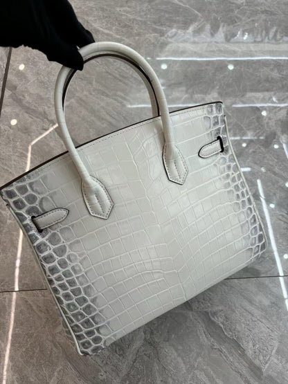 Her*mes Crocodile Pattern Birkin Bag