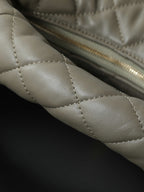 ICare Baby Pink Napa Leather Croissant Shoulder Bag