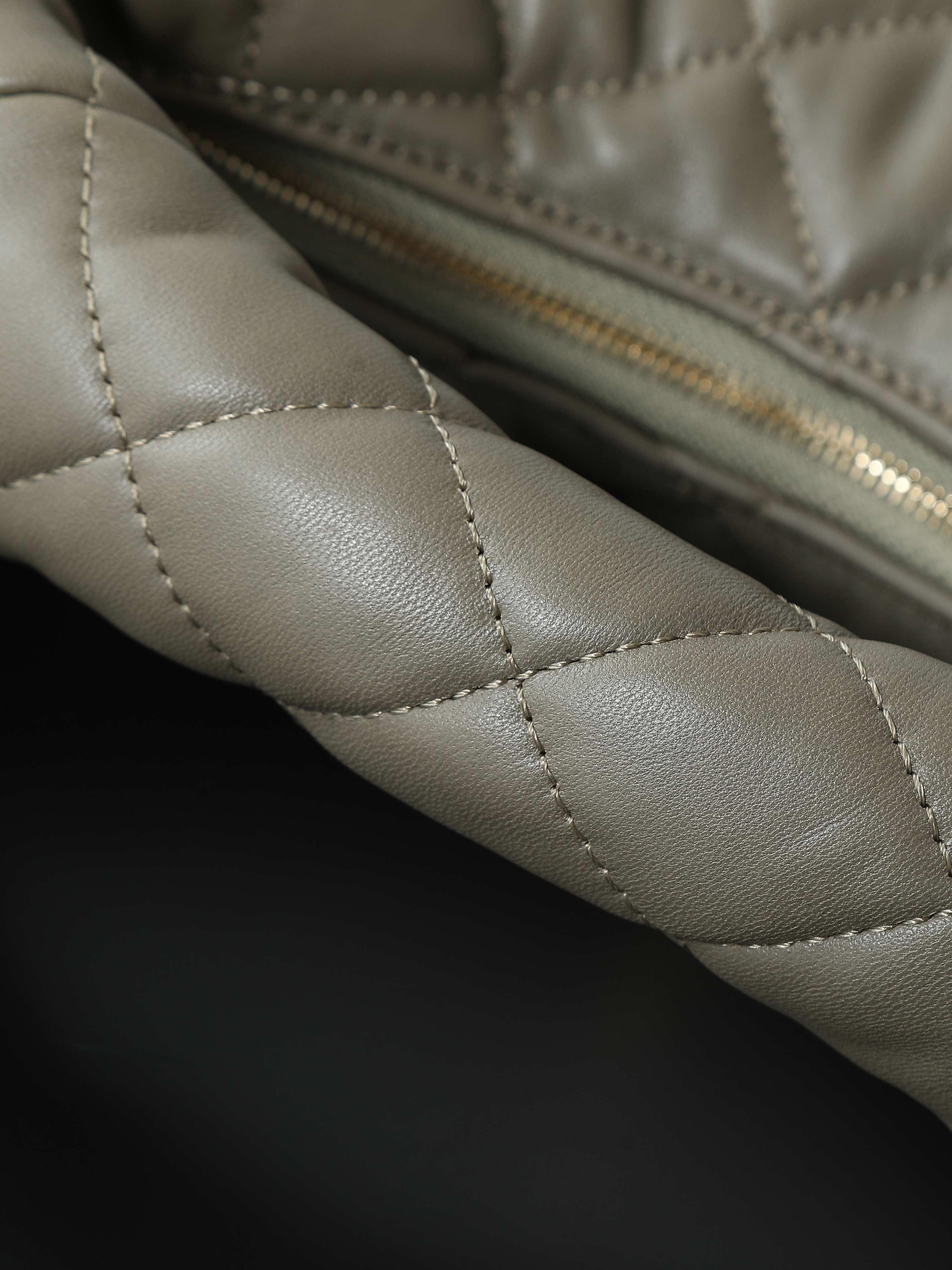 ICare Baby Pink Napa Leather Croissant Shoulder Bag