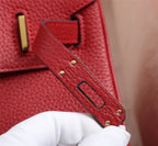 Elegant Togo-Textured Leather Handbag – Premium Craftsmanship