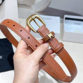 Double-Sided Leather Belt | 2.5cm