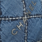 24P Denim Trash Bag Tote