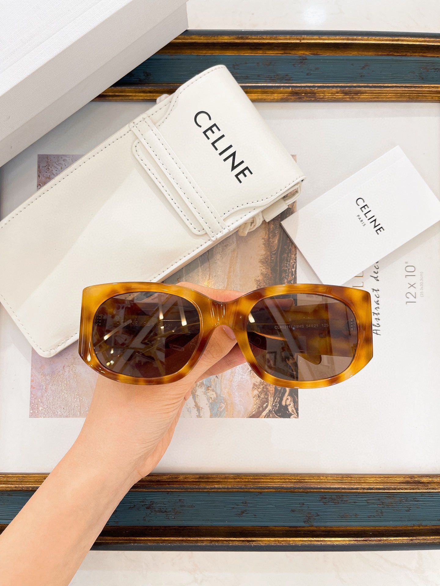 CE*L*NE TRIOMPHE XL 01 SUNGLASSES IN ACETATE