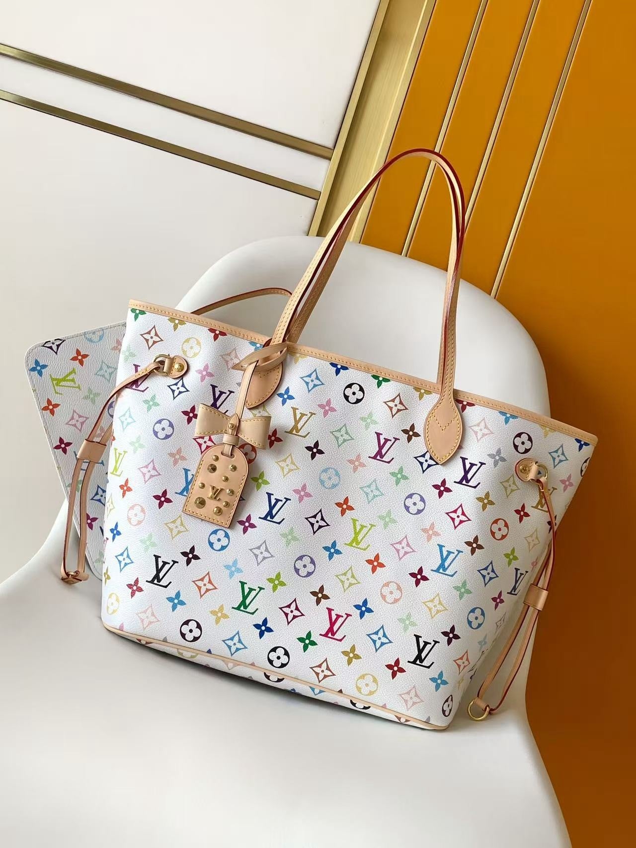 Monogram Canvas Tote Bag MM  (Premium Quality )