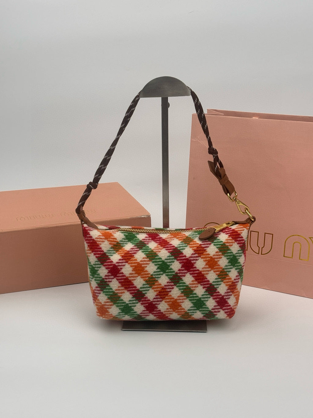 Plaid Mini Lunch Box Bag – Autumn/Winter Limited Edition