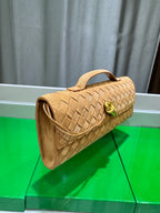 Frosted Leather Evening Handbag