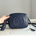 Classic Embossed Leather Camera Bag  (Genuine Cowhide)