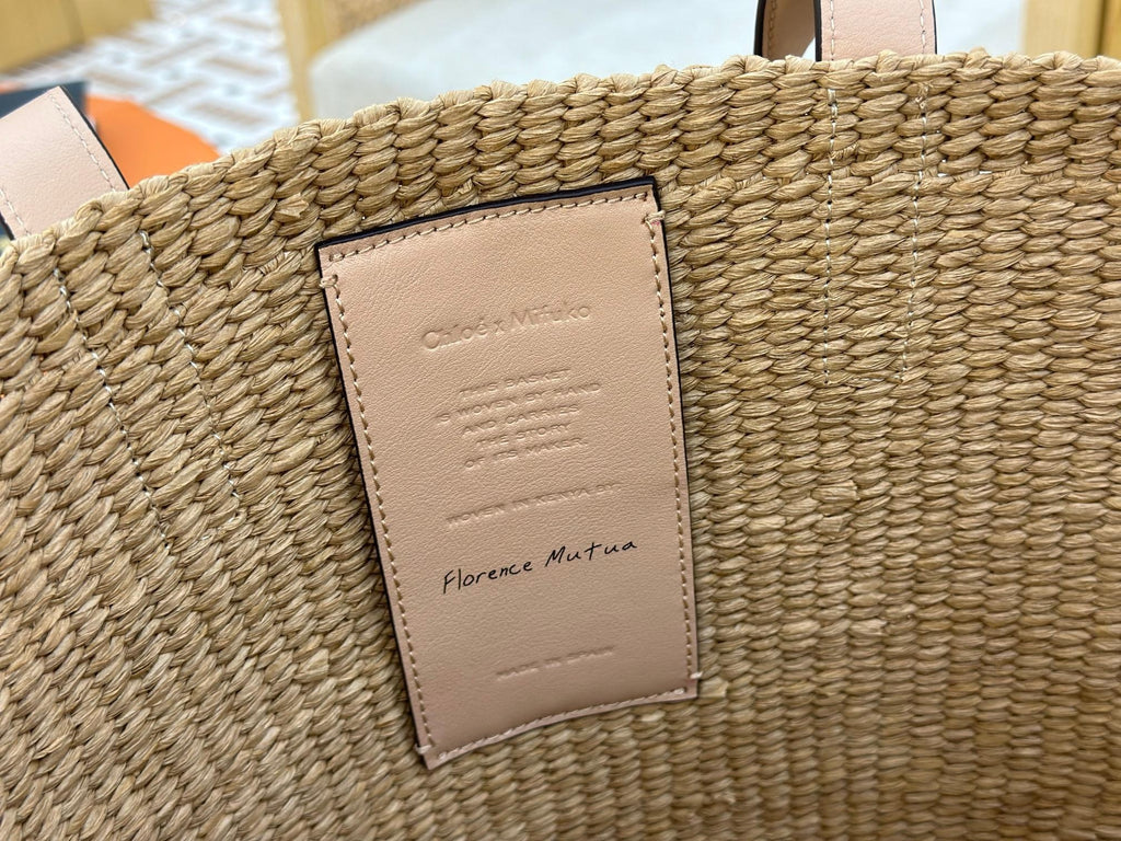 Woven Straw Bucket Bag  (Premium Quality)