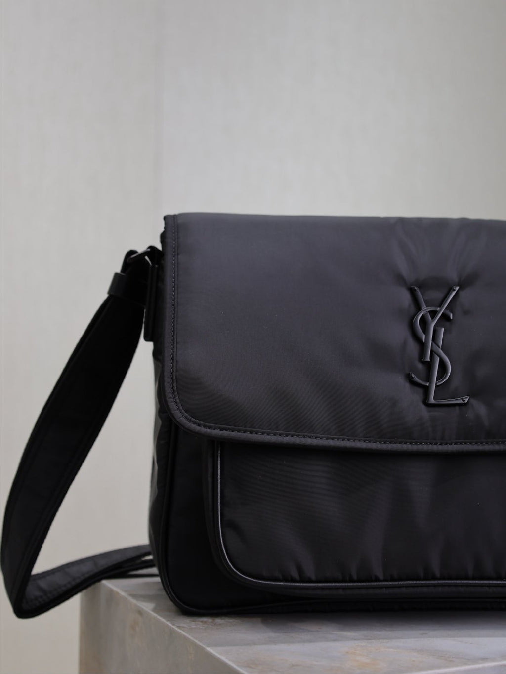 Nikki 32 Black Nylon Shoulder &Crossbody Bag – ( Premium Quality )