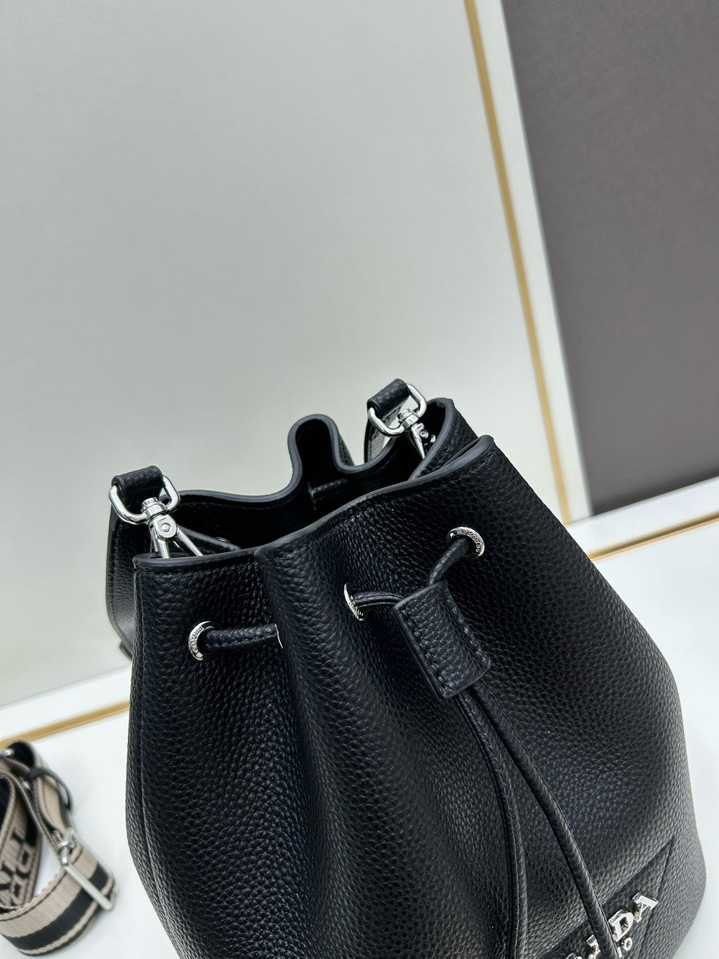 Dual Strap Bucket Bag