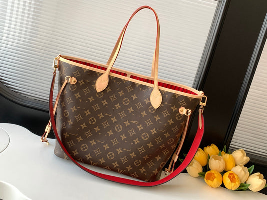 Dual-Tone Medium Canvas Tote with Removable Strap