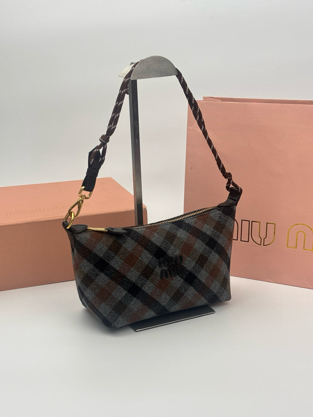 Plaid Mini Lunch Box Bag – Autumn/Winter Limited Edition