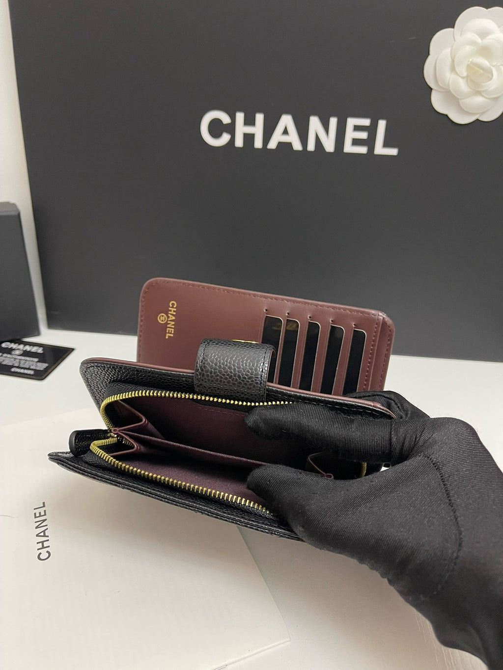 Classic Quilted Wallet with Card Slots