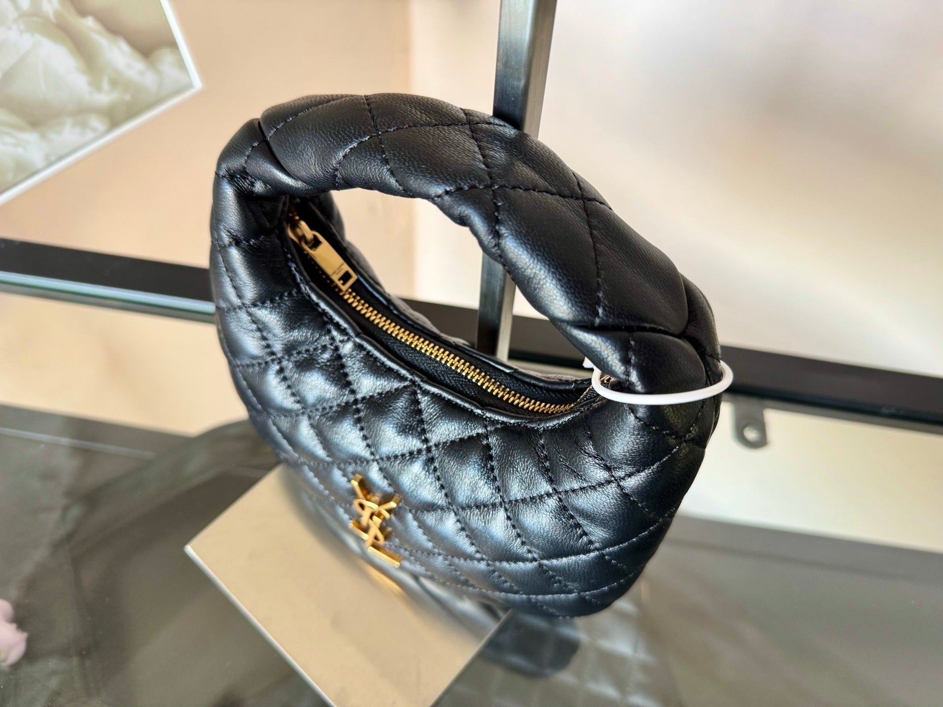 ICARE Baby Nappa Leather Shoulder Bag