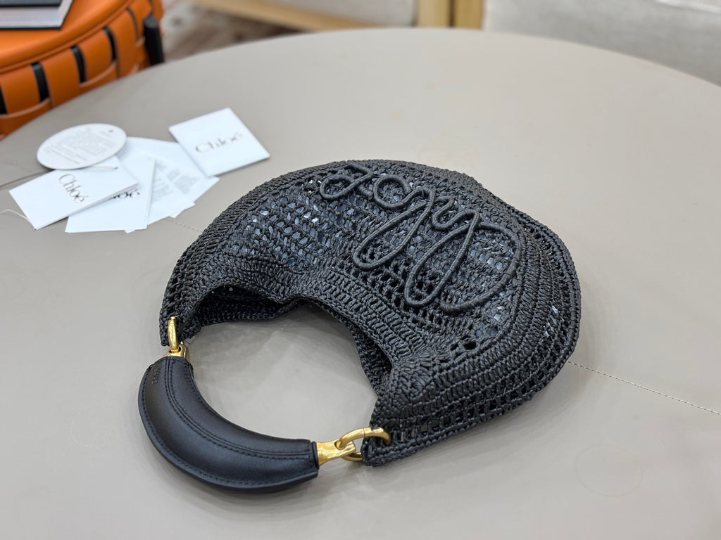 Summer Banana Woven Shoulder Bag  (Premium Quality)