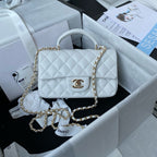 Mini Quilted Handle Flap Bag (Premium Quality)