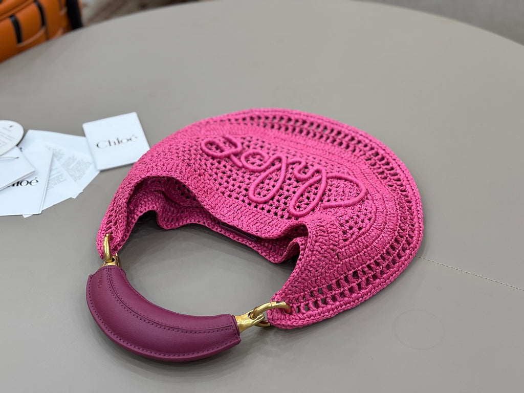 Summer Banana Woven Shoulder Bag  (Premium Quality)