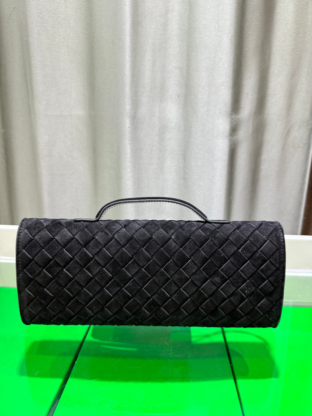 Frosted Leather Evening Handbag