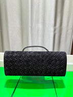 Frosted Leather Evening Handbag