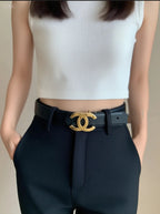 Iconic Double-C Buckle Belt