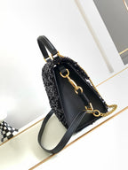 V-SLING 3D Embroidered Sequin Bag | 9866 MTX