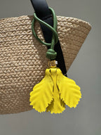 🌷 New Arrival – Tulip Leather Bag Charm