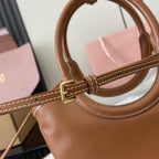 MM IVY Structured Leather Shoulder Bag – JC