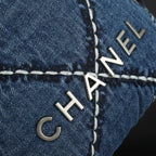 24P Denim Trash Bag Tote