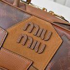 Patchwork Bowling Bag – Versatile & Unique Design