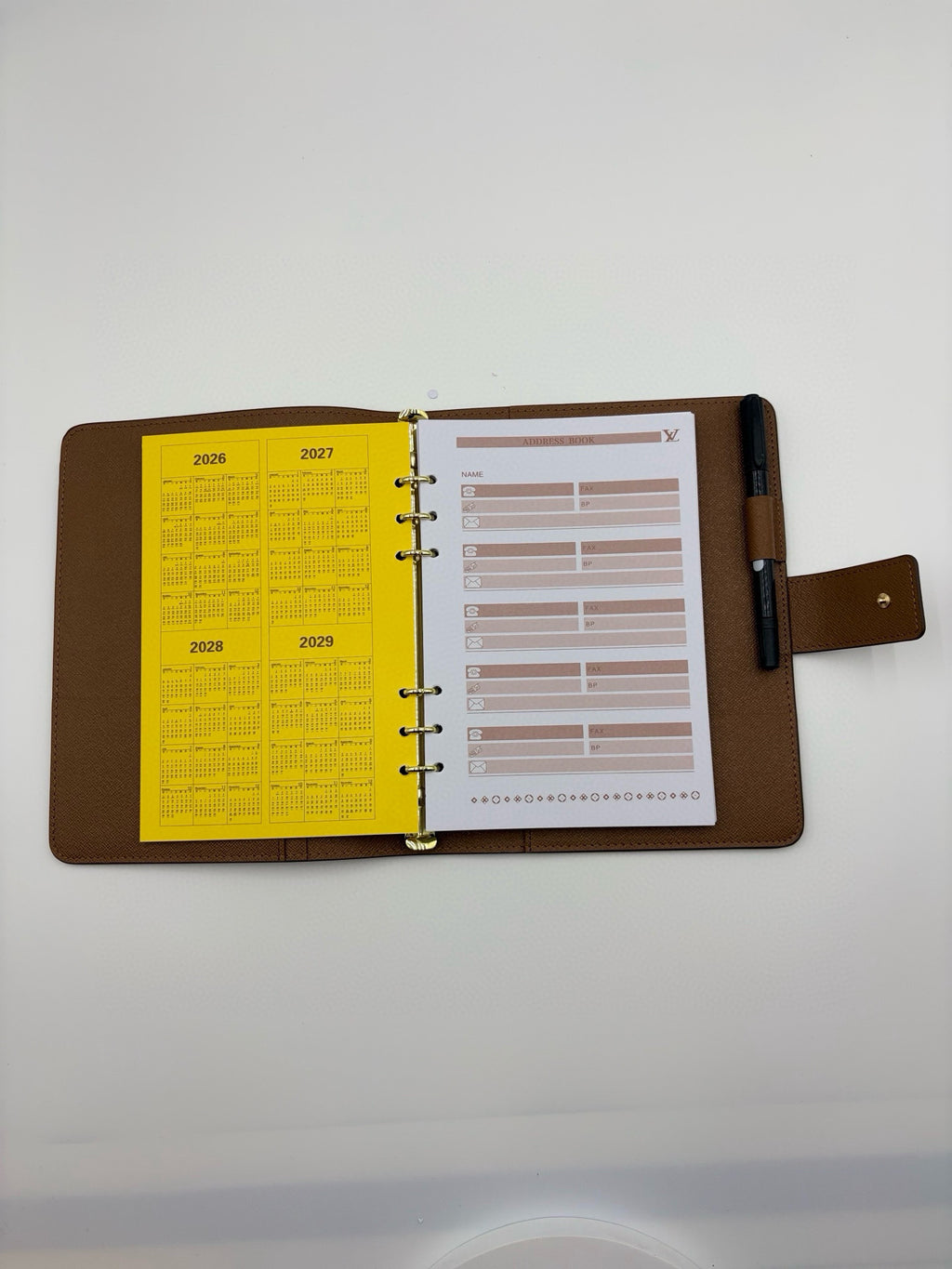 Small Ring Agenda Cover | Monogram Canvas