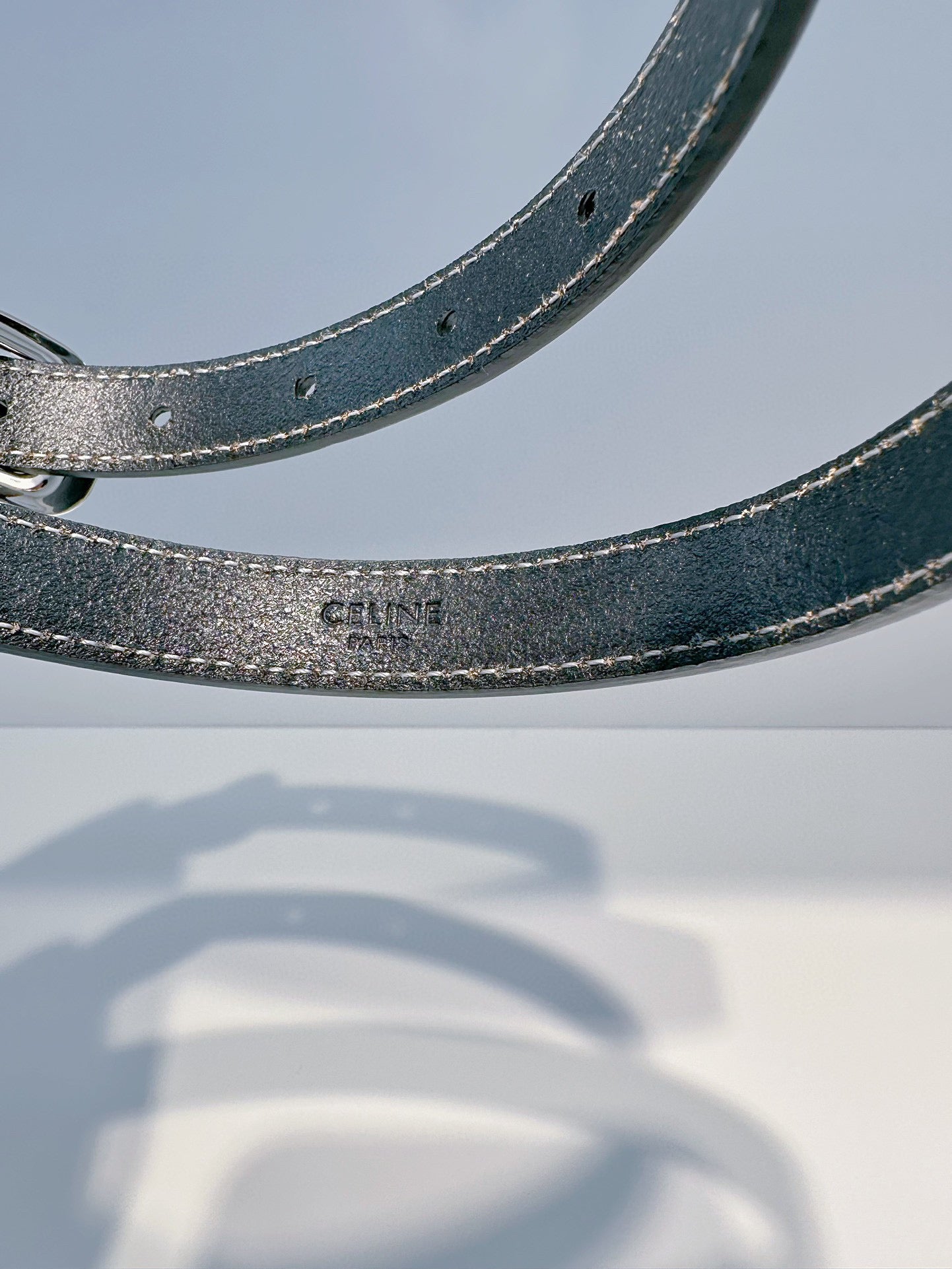 C Women's Belt – Handmade Tanneries Haas Novonappa Leather, Vintage French Style