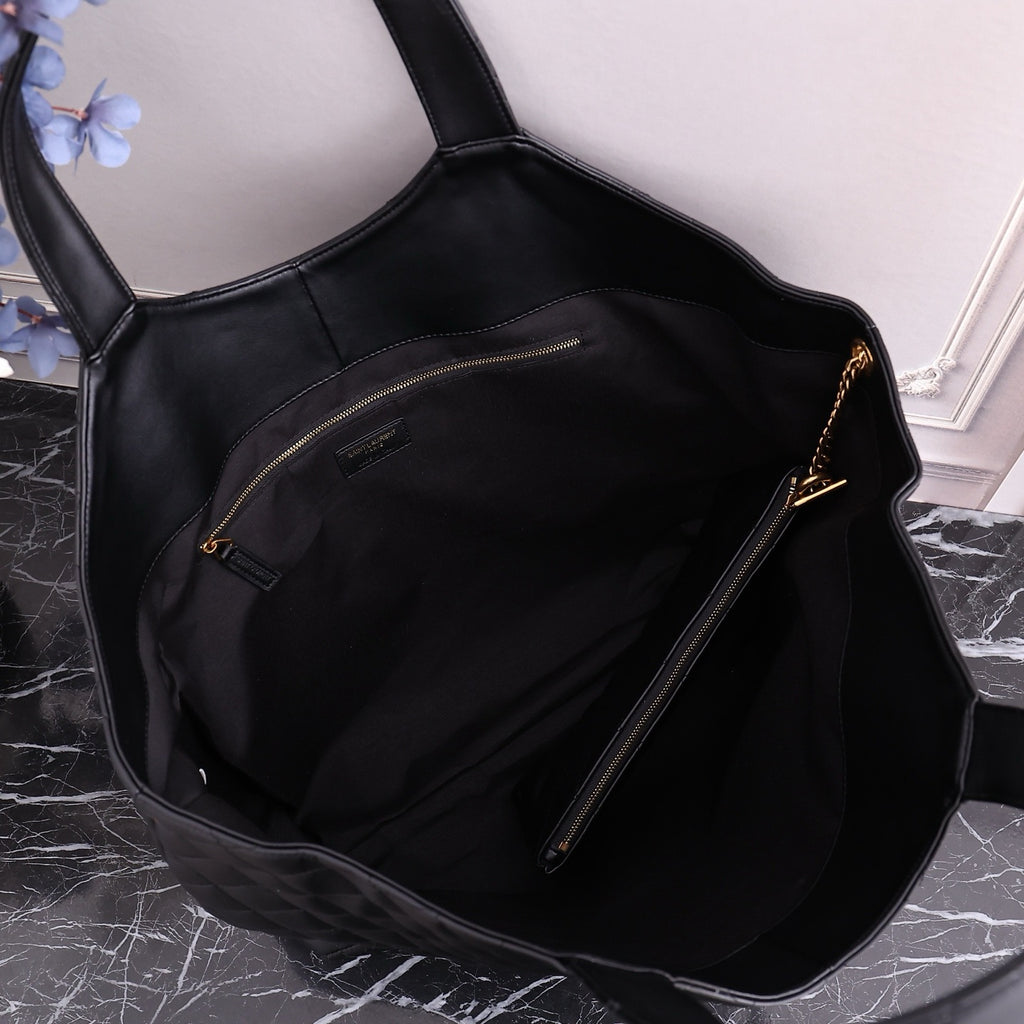 Quilted Oversized Tote Bag – Style 8019