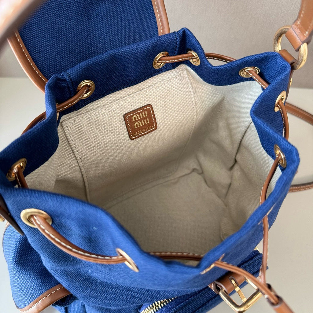 Premium Canvas &  Calfskin College-Style Backpack – JKS