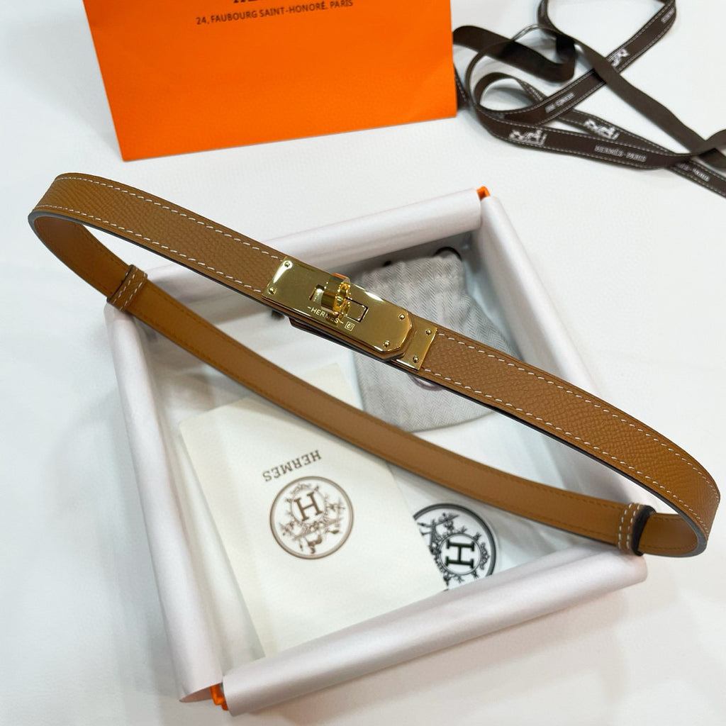 Slim Leather Waist Belt – Adjustable Fit