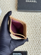 Quilted Lambskin Card Holder