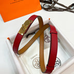 Slim Leather Waist Belt – Adjustable Fit