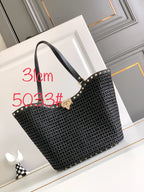 Raffia Woven Tote Bag