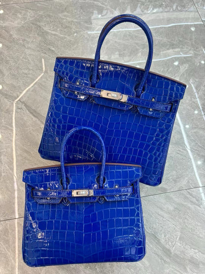 Her*mes Crocodile Pattern Birkin Bag